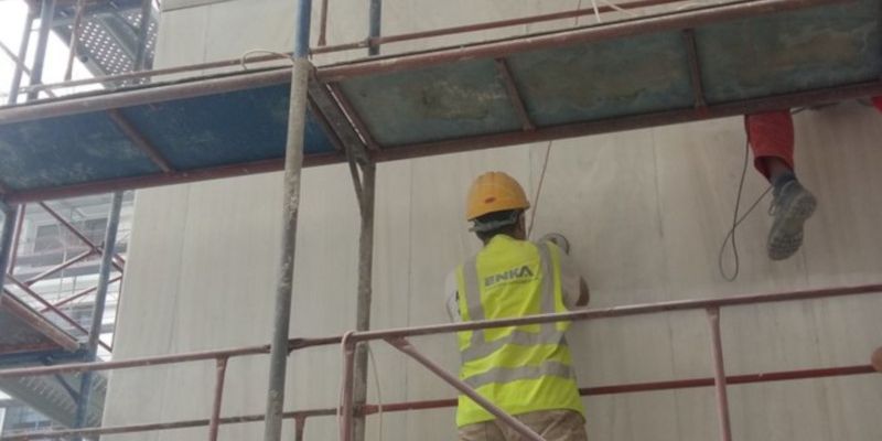 Restoration of the Marble Cladding on the Facades of Grand Hyatt Athens Hotel