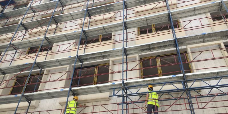 Restoration of the Marble Cladding on the Facades of Grand Hyatt Athens Hotel