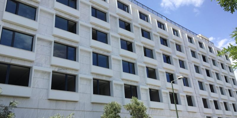 Restoration of the Marble Cladding on the Facades of Grand Hyatt Athens Hotel