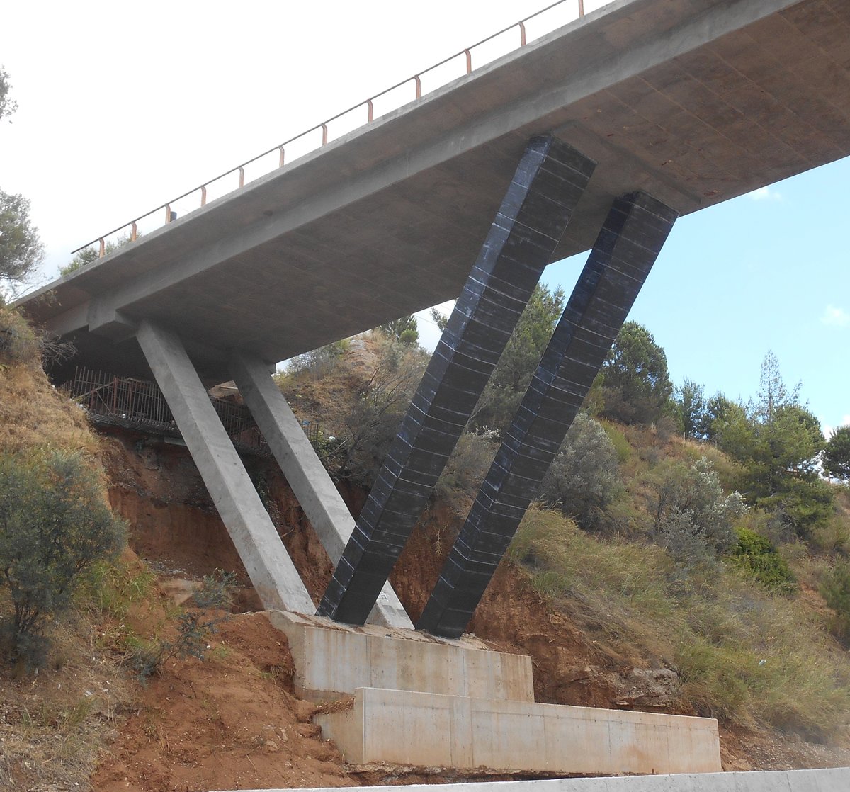 Strengthening of 3 V-Shaped Bridges in Egio