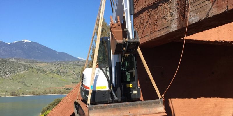 Repair of Gantry Crane Ship Loading Silo