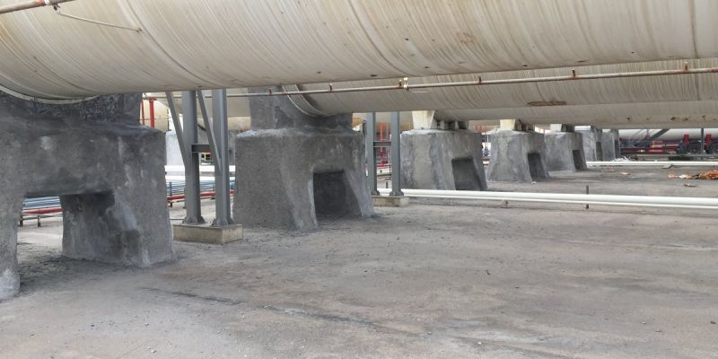 Repair and Protection of the Pedestals of Liquefied Petroleum Gas (LPG) Tanks