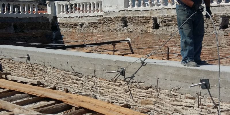 Collapse Prevention Works for Voyiatzidis Mansion in Andros Town